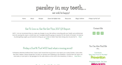 Desktop Screenshot of parsleyinmyteeth.com